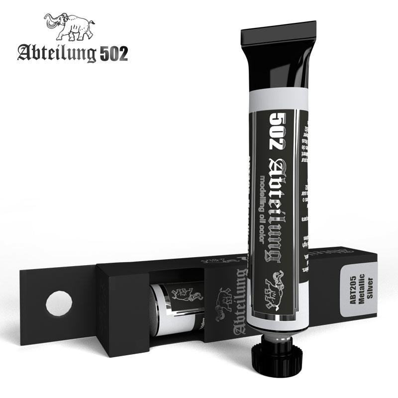 Abteilung 502 Metallic Silver Olieverf - 20ml - Abteilung 502 - ABT205