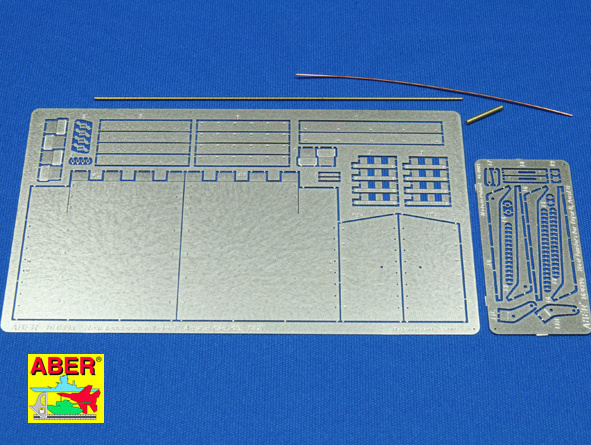 Aber Tiger II- Vol.6- Rear Fenders - Aber - Scale 1-16 - ABR 16039