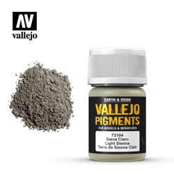 Light Siena Pigment - 35ml - Vallejo - VAL-73104