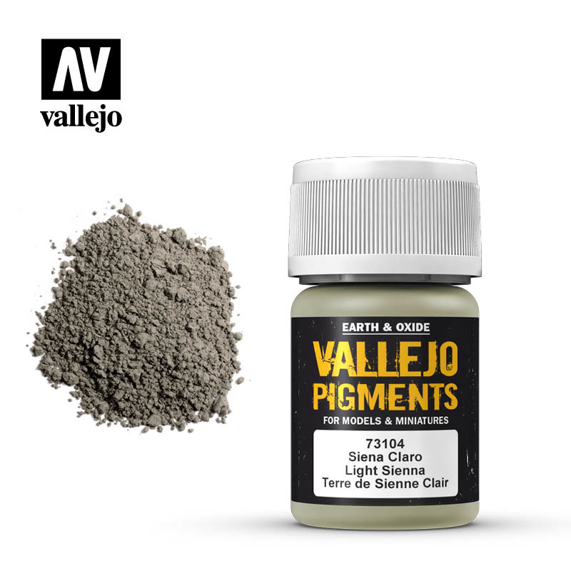 Vallejo Light Siena Pigment - 35ml - Vallejo - VAL-73104