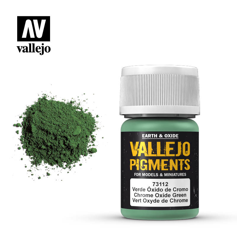 Vallejo Chrome Oxid.Green Pigment - 35ml - Vallejo - VAL-73112