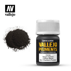 Carbon Black Pigment - 35ml - Vallejo - VAL-73116