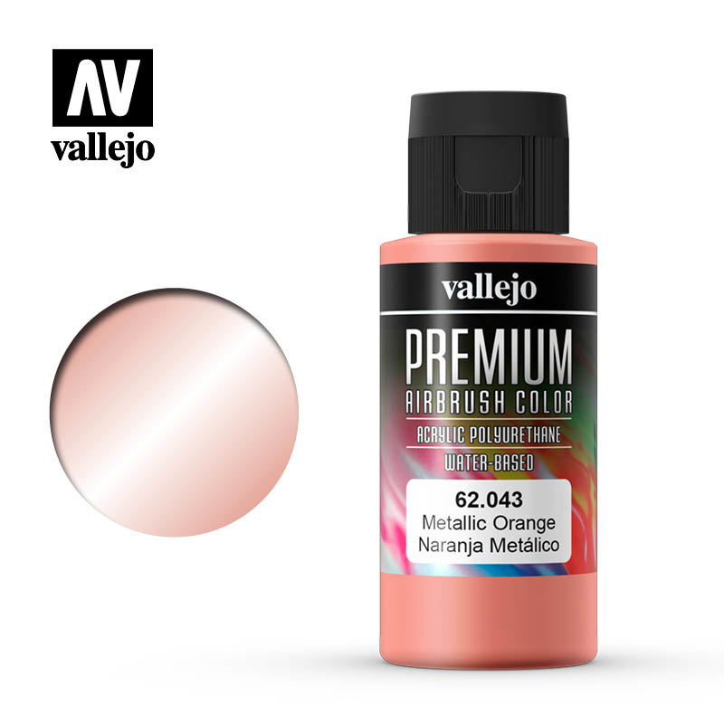 Vallejo Premium Color Metallic Orange - 60ml - Vallejo - VAL-62043