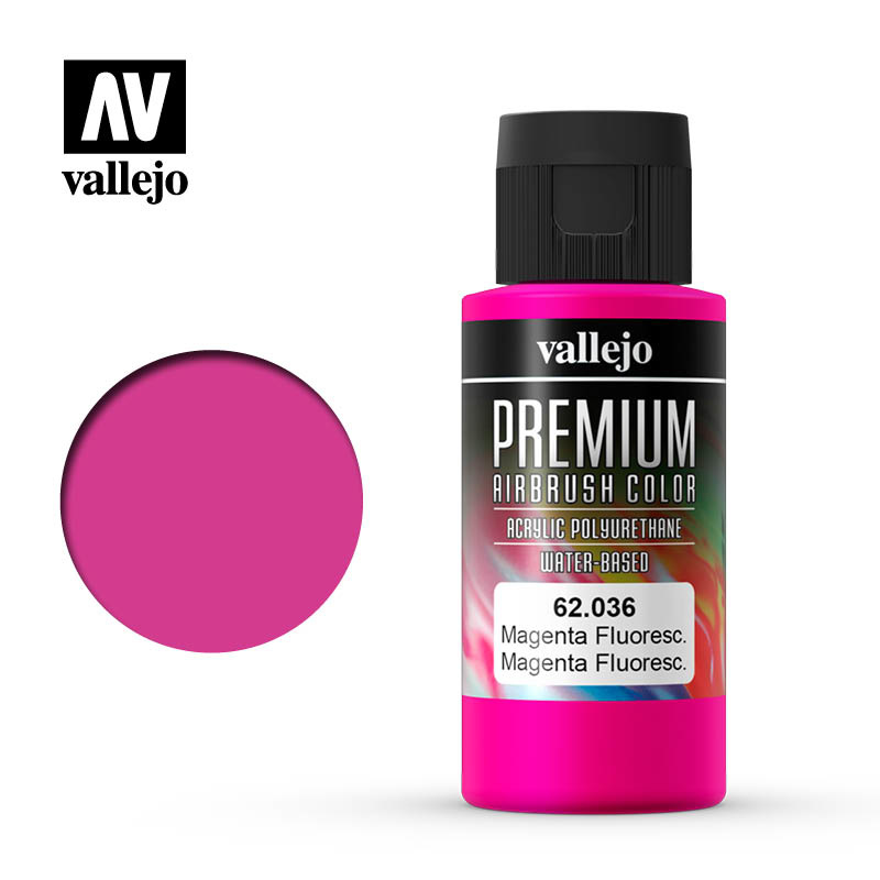 Vallejo Premium Color Magenta Fluorescent - 60ml - Vallejo - VAL-62036