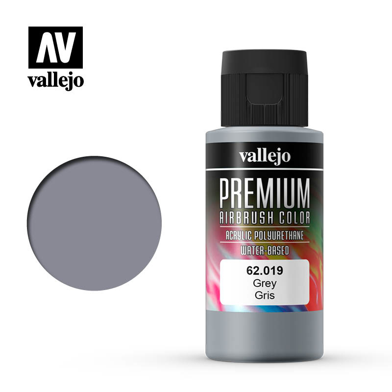 Vallejo Premium Color Grey - 60ml - Vallejo - VAL-62019