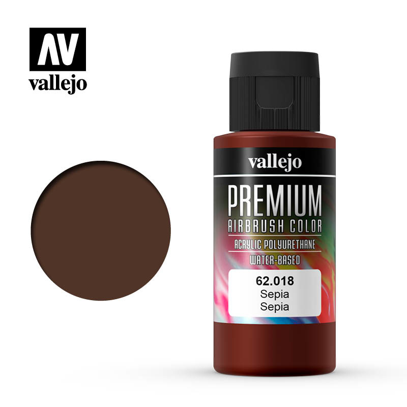 Vallejo Premium Color Sepia - 60ml - Vallejo - VAL-62018