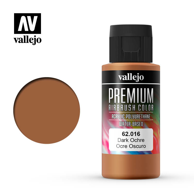 Vallejo Premium Color Dark Ochre - 60ml - Vallejo - VAL-62016