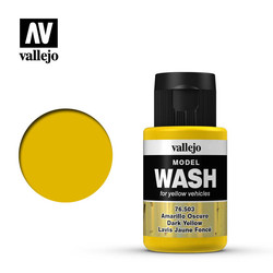 Model Wash Dark Yellow - 35ml - Vallejo - VAL-76503