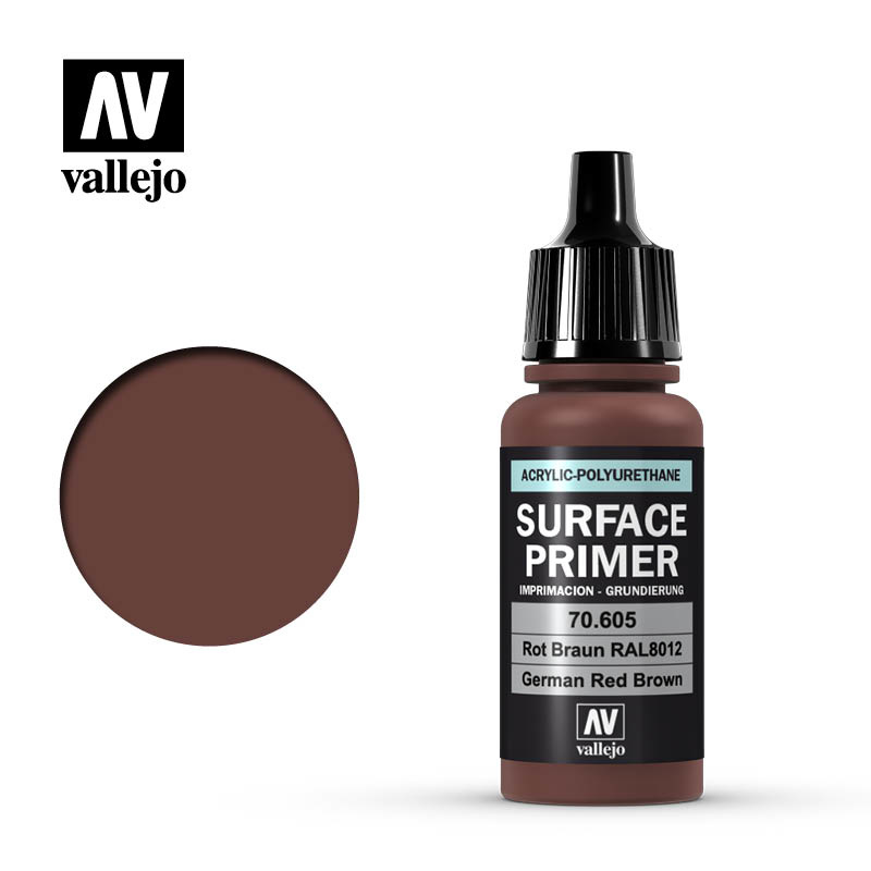 Vallejo Primer German Red Brown - 17ml - Vallejo - VAL-70605