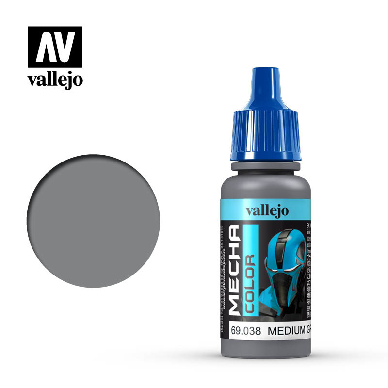 Vallejo Mecha Color - Medium Grey - 17 ml - Vallejo - VAL-69038