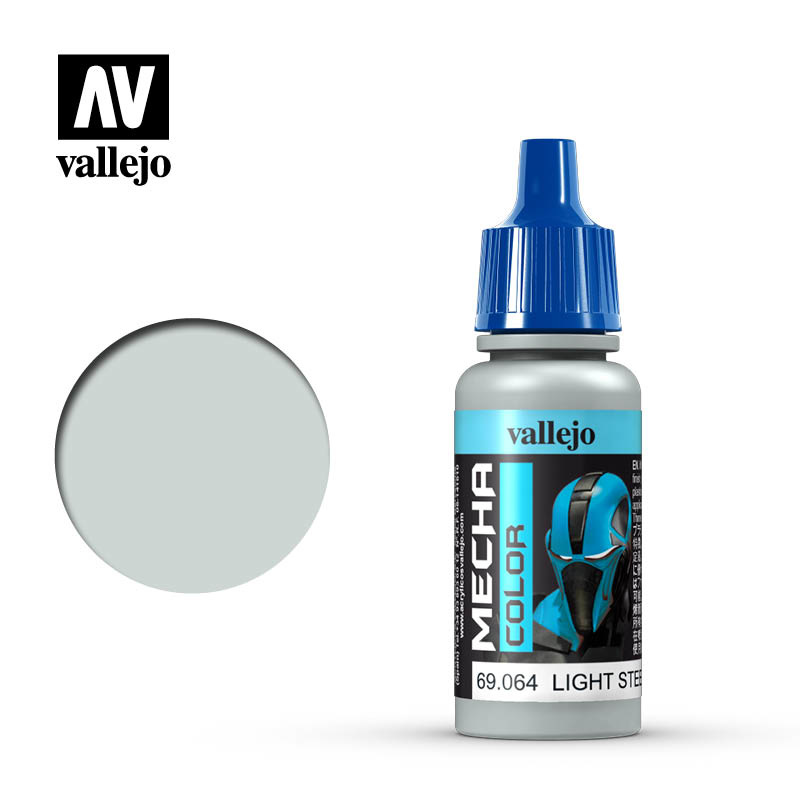 Vallejo Mecha Color - Light Steel - 17 ml - Vallejo - VAL-69064