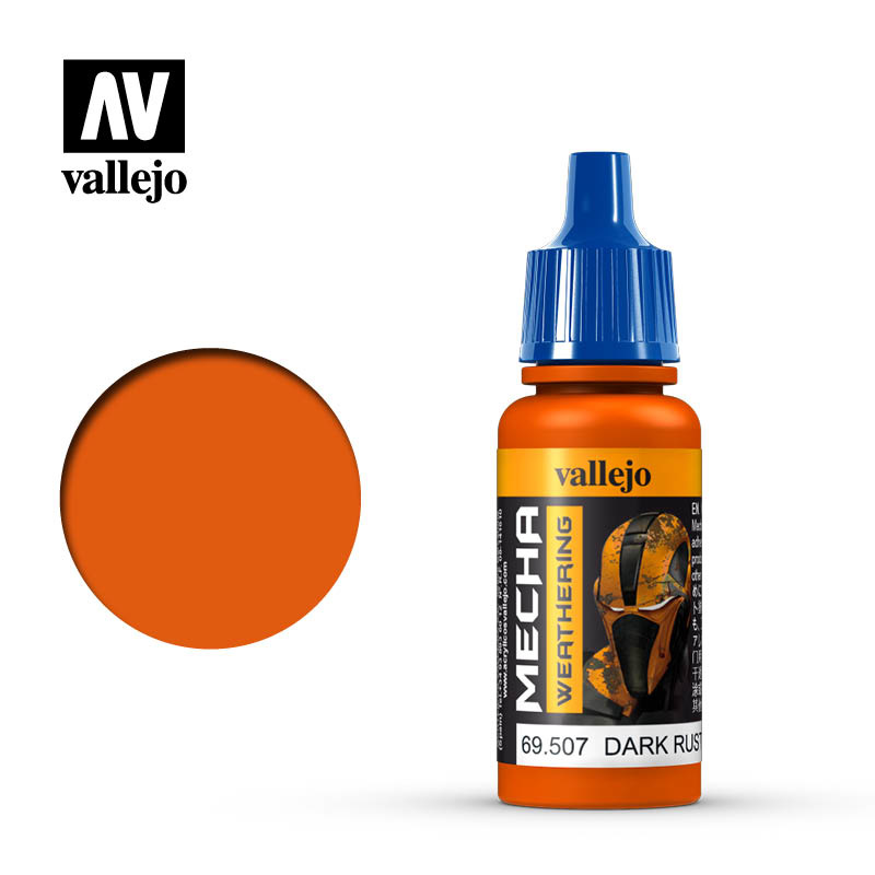 Vallejo Mecha Color - Dark Rust Wash - 17 ml - Vallejo - VAL-69507