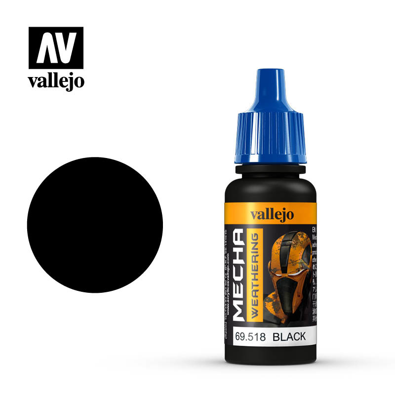 Vallejo Mecha Color - Black Wash - 17 ml - Vallejo - VAL-69518