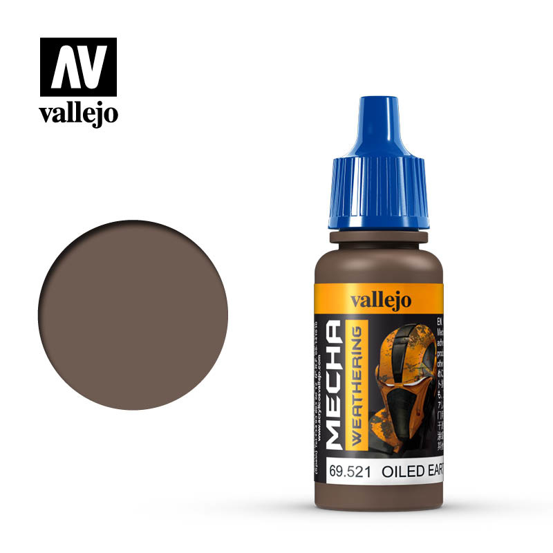 Vallejo Mecha Color - Oiled Earth Wash - 17 ml - Vallejo - VAL-69521