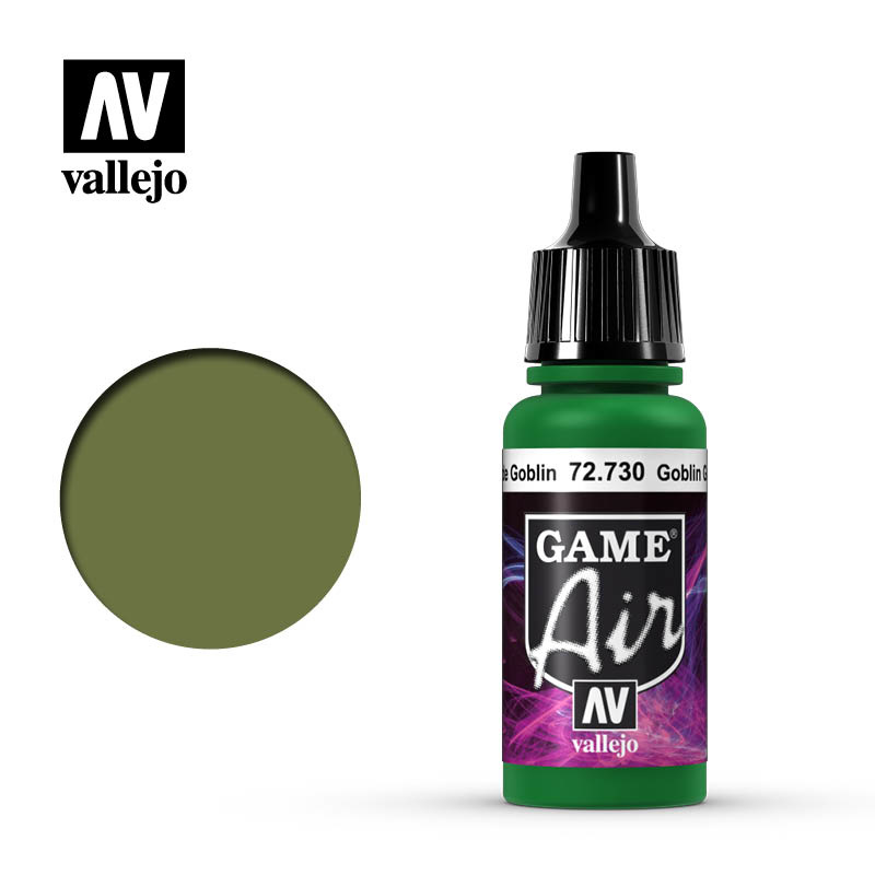 Vallejo Game Air - Goblin Green - 17 ml - Vallejo - VAL-72730