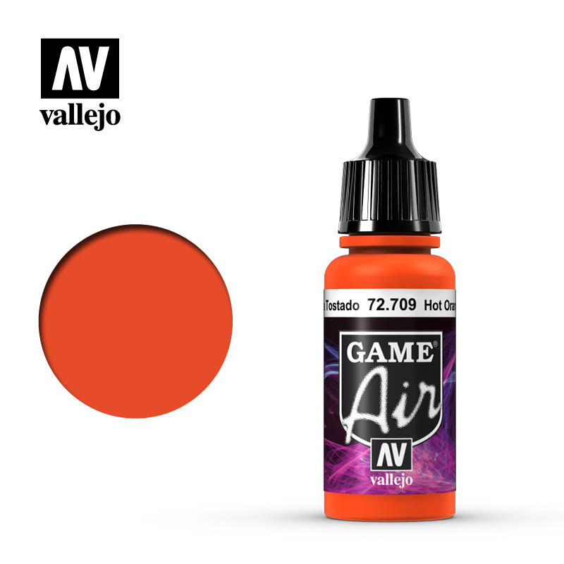 Vallejo Game Air - Hot Orange - 17 ml - Vallejo - VAL-72709