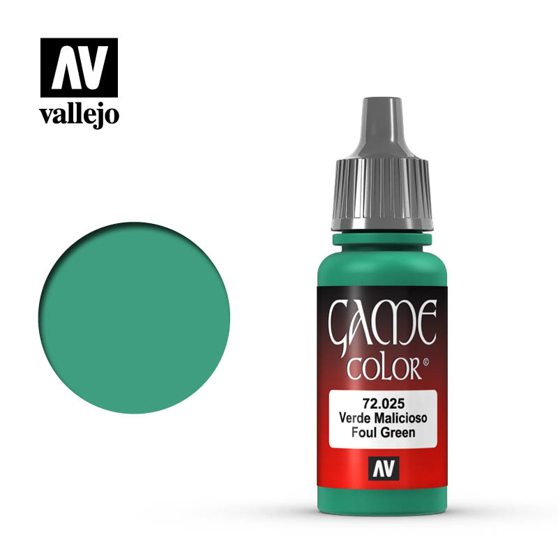 Vallejo Game Color - Foul Green - 17 ml - Vallejo - VAL-72025
