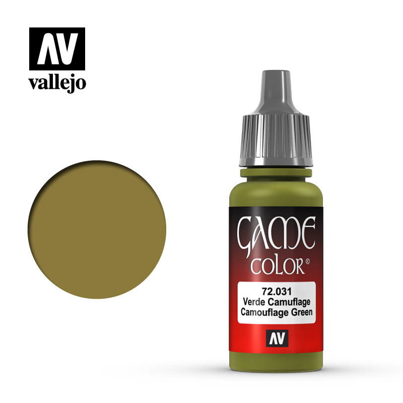 Vallejo Game Color - Camouflage Green - 17 ml - Vallejo - VAL-72031