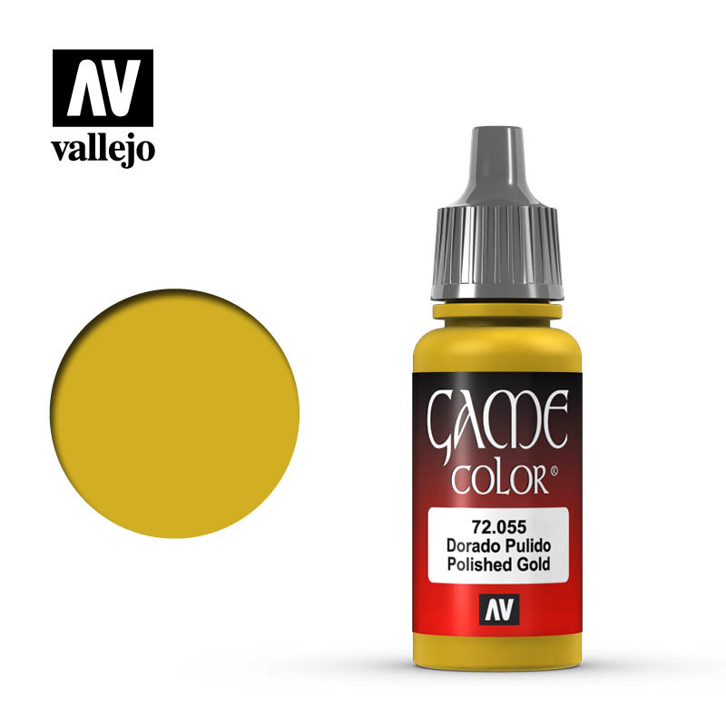 Vallejo Game Color - Polished Gold - 17 ml - Vallejo - VAL-72055