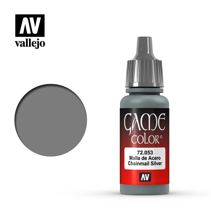 Vallejo Game Color - Chainmail Silver - 17 ml - Vallejo - VAL-72053