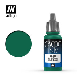 Game Color - Game Ink Black Green - 17 ml - Vallejo - VAL-72090