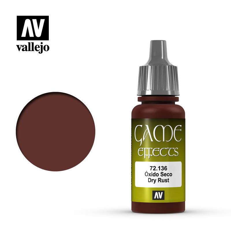 Vallejo Game Color - Dry Rust - 17 ml - Vallejo - VAL-72136