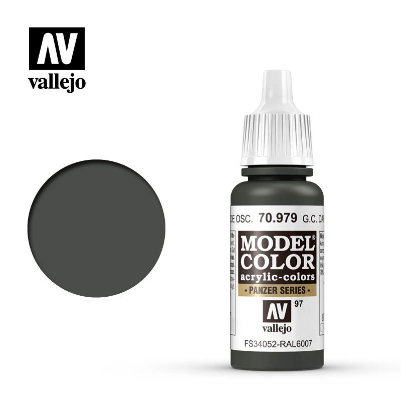 Vallejo Model Color - G.C.Darkgreen - 17 ml - Vallejo - VAL-70979
