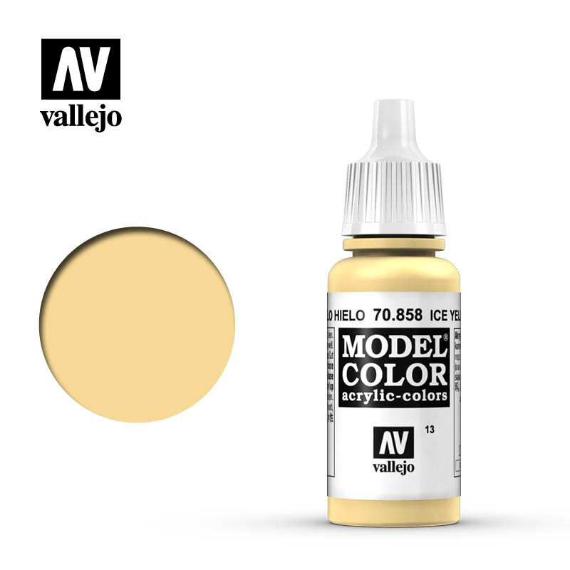 Vallejo Model Color - Ice Yellow - 17 ml - Vallejo - VAL-70858