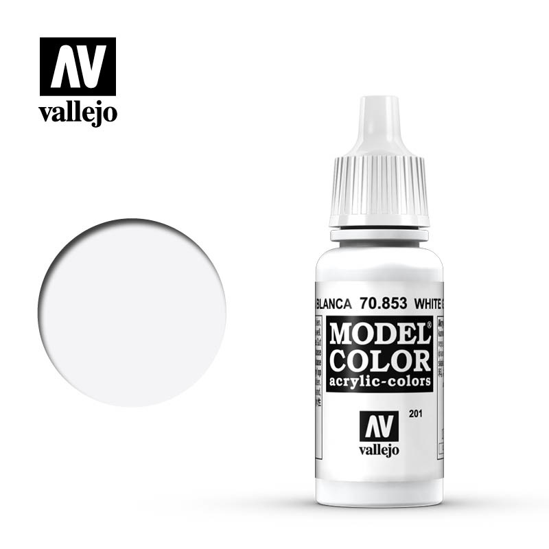 Vallejo Model Color - White Glaze - 17 ml - Vallejo - VAL-70853