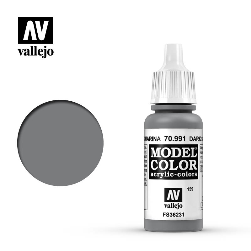 Vallejo Model Color - Dark Sea Grey - 17 ml - Vallejo - VAL-70991