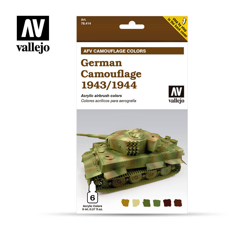 Vallejo German Camouflage 1943/44 - Vallejo - VAL-78414