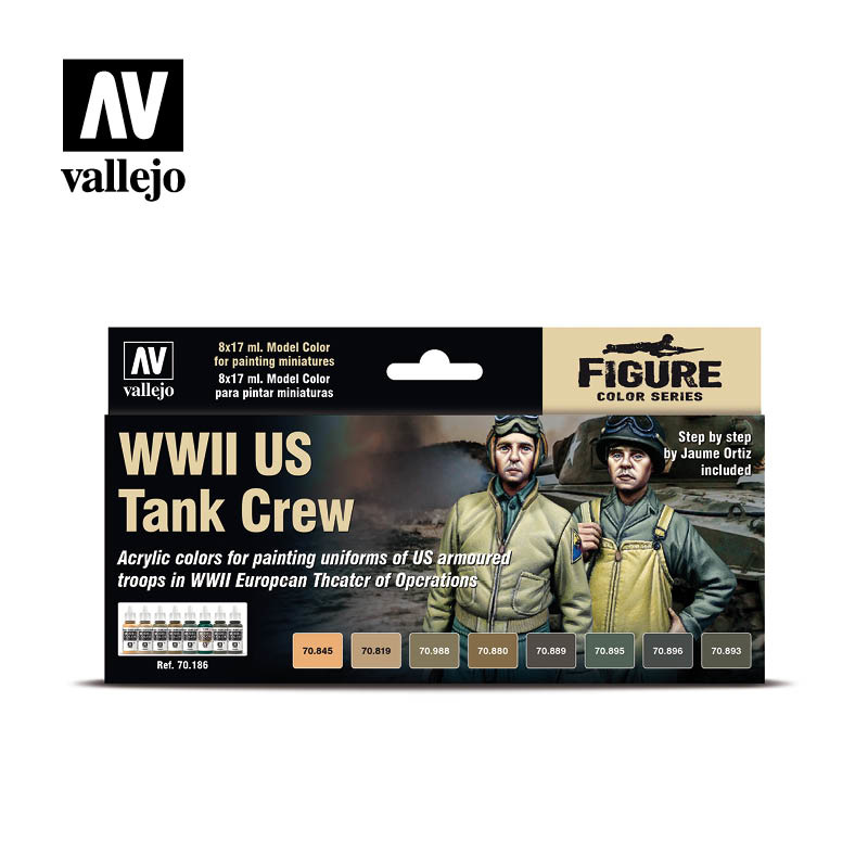 Vallejo Model Color - US Tank Crew Set - Vallejo - VAL-70186