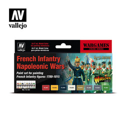 Model Color - French Infantry Napoleonic Wars Set - Vallejo - VAL-70164