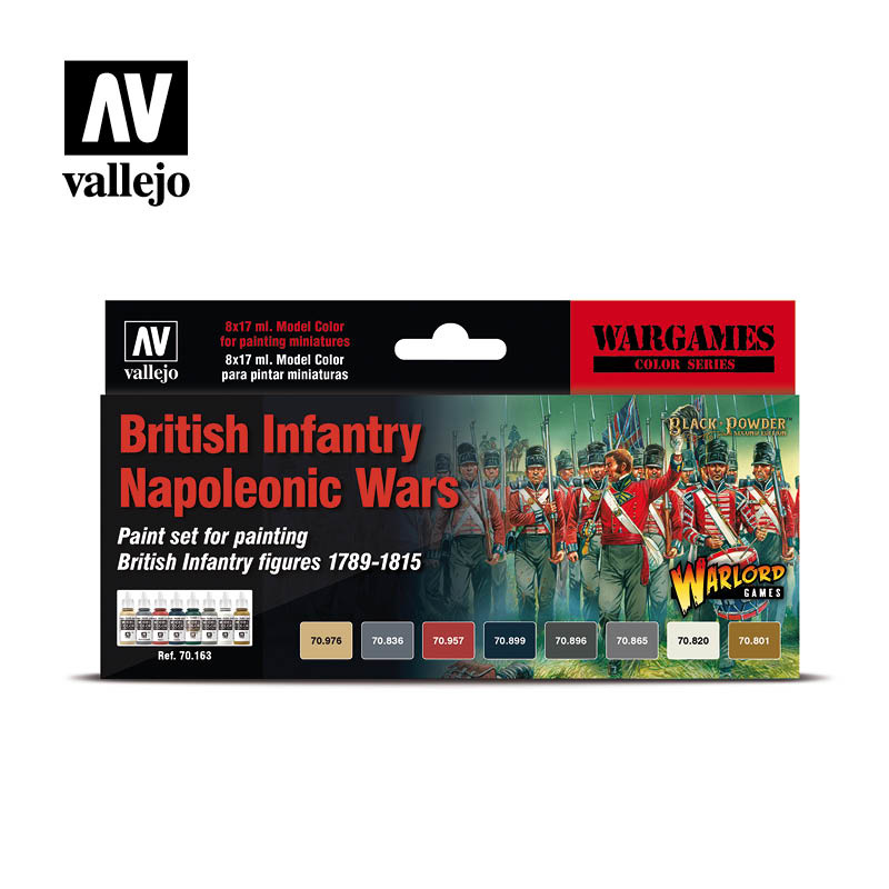 Vallejo Model Color - British Infantry Napoleonic Wars Set - Vallejo - VAL-70163