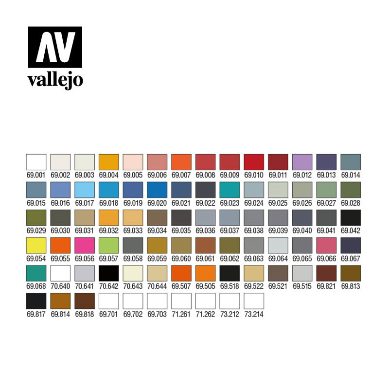 Vallejo Mecha Color - Case 80 colors - Vallejo - VAL-69990
