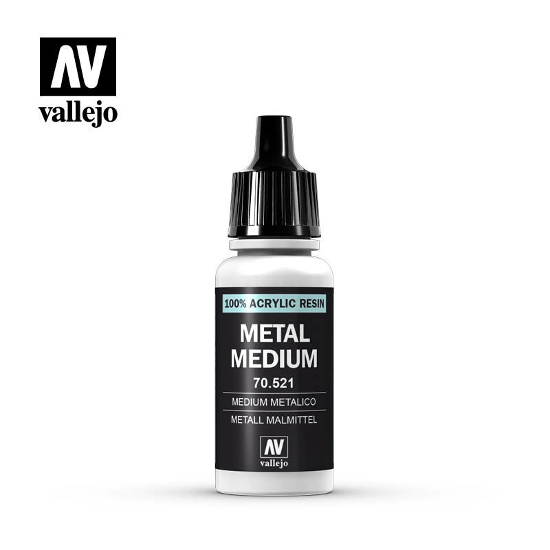 Vallejo Model Color -  Metal Medium - 17ml - Vallejo - VAL-70521