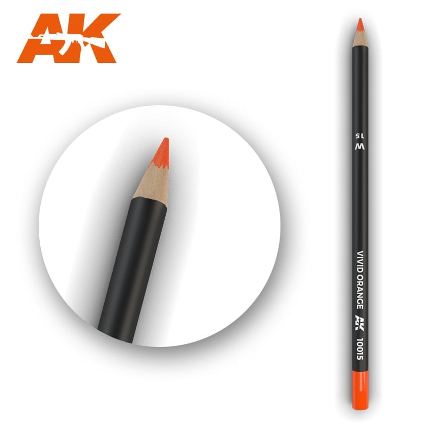 AK-Interactive Watercolor Pencil Vivid Orange - AK-Interactive - AK-10015