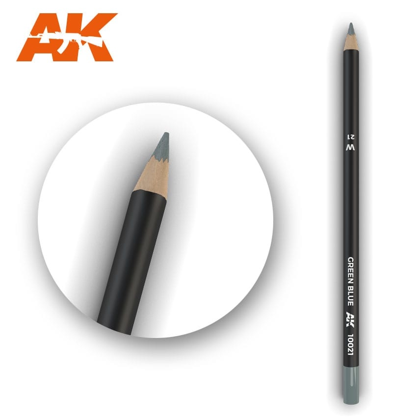 AK-Interactive Watercolor Pencil Green Blue - AK-Interactive - AK-10021