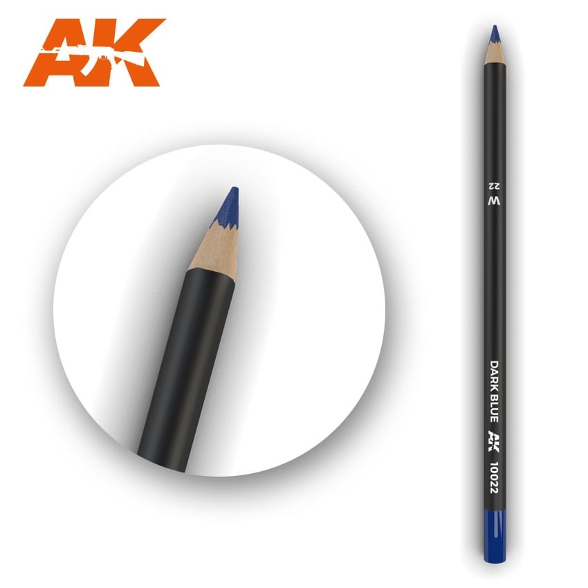 AK-Interactive Watercolor Pencil Dark Blue - AK-Interactive - AK-10022