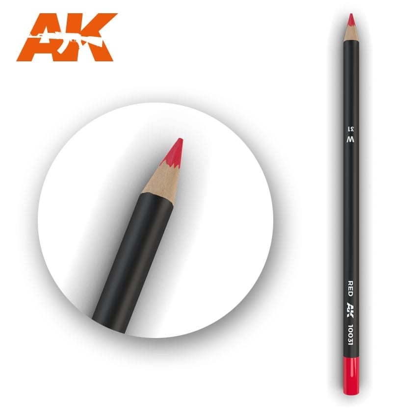 AK-Interactive Watercolor Pencil Red  - AK-Interactive - AK-10031