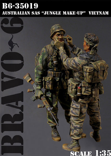 Bravo 6 Australian Sas -Jungle Make Up- Vietnam 68 - Scale 1/35 - Bravo 6 - B6-35019