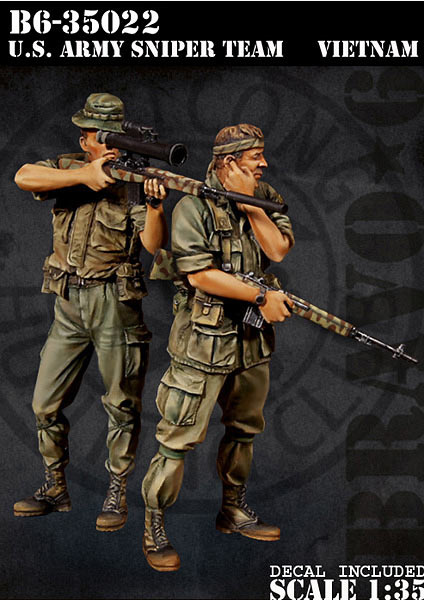 Bravo 6 Us Army Sniper Team - Scale 1/35 - Bravo 6 - B6-35022