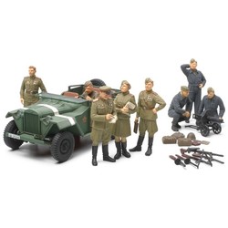 Russian Field Car Gaz-67B W/Officers - Scale 1/48 - Tamiya - TAM89767