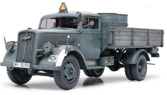 Tamiya German 3-Ton 4X2 Cargo Truck - Scale 1/35 - Tamiya - TAM35291