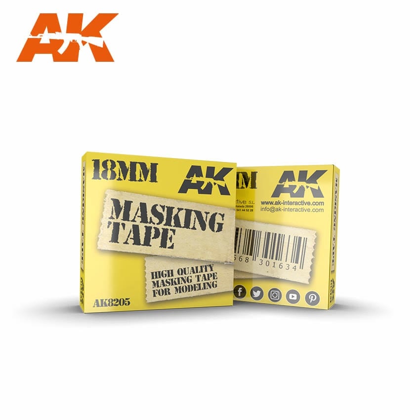 AK-Interactive Masking Tape 18mm - AK-Interactive - AK-8205