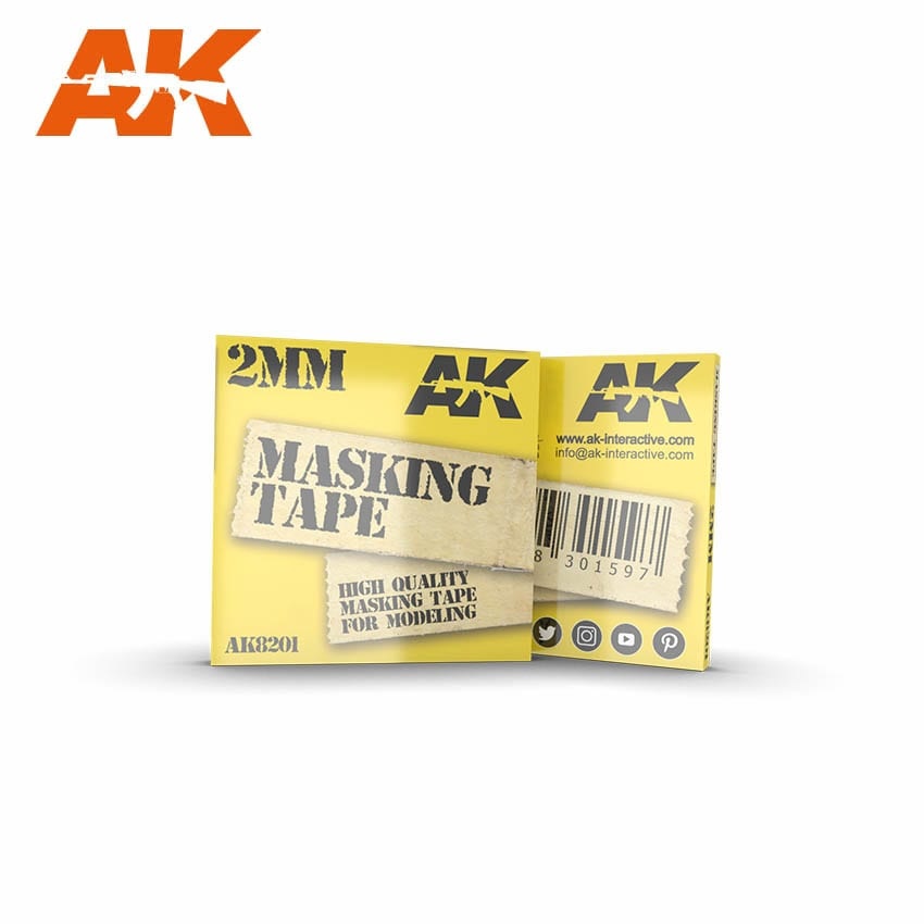 AK-Interactive Masking Tape 2mm  - AK-Interactive - AK-8201