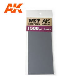 Wet Sandpaper 1500 Grit. 3 Stuks