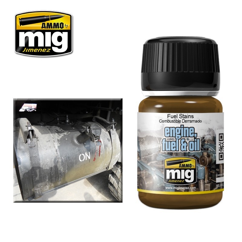 Ammo by Mig Jimenez Fuel Stains - 35ml - Ammo by Mig Jimenez - A.MIG-1409