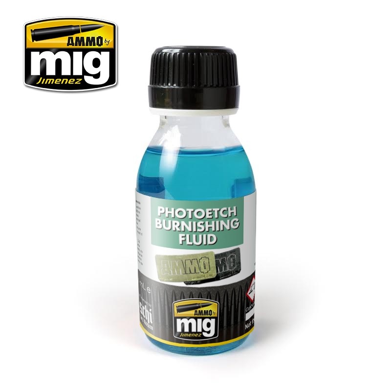 Ammo by Mig Jimenez Photoetch Burnishing Fluid - 100ml - Ammo by Mig Jimenez - A.MIG-2021