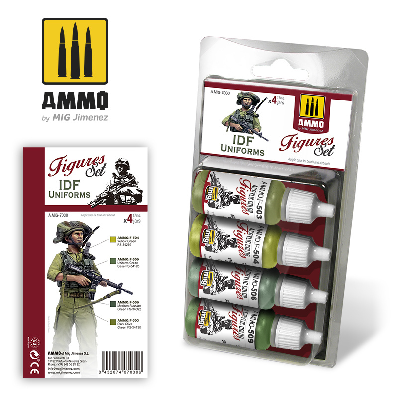 Ammo by Mig Jimenez IDF Uniforms - Ammo by Mig Jimenez - A.MIG-7030